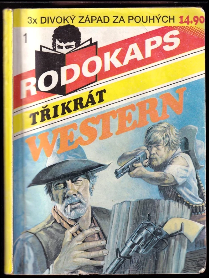 Levně Rodokaps 1 - Třikrát western : Slepý střelec + Žlutý ďábel + Na dlouhé stopě (J. W Blackhorse, 1991)