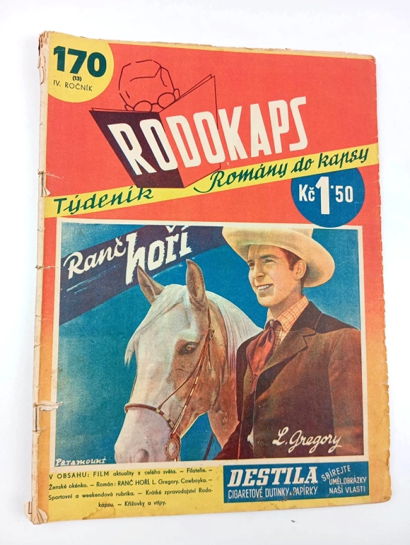 Levně Ranč hoří, Rodokaps 170 (13) ROČNÍK IV. (L. Gregory, 1938)