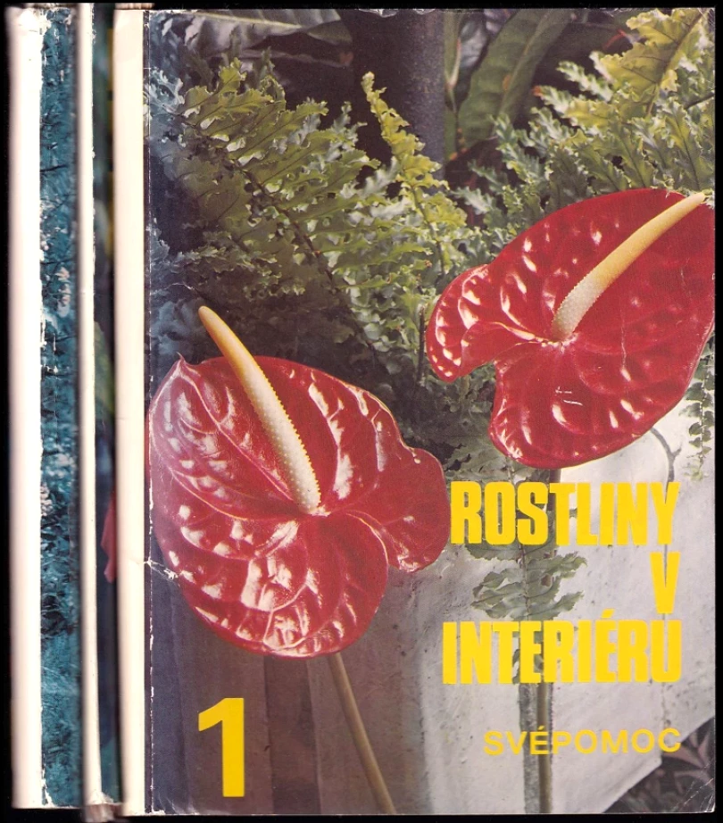 Levně KOMPLET Eva Hoffmannová 3X Rostliny v interiéru + Rostliny v interiéru II + Rostliny v interiéru (Eva Hoffmannová, 1986)