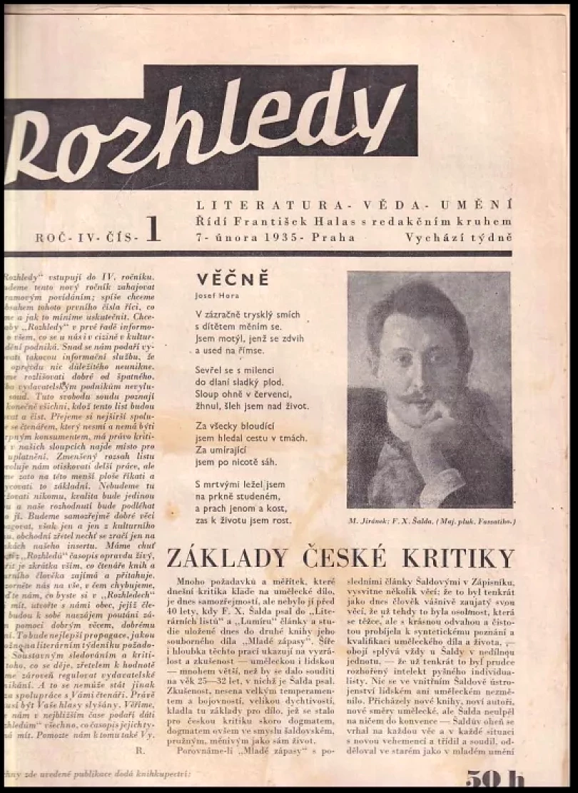 Rozhledy NEKOMPLETNÍ (Franta Bidlo, 1935)