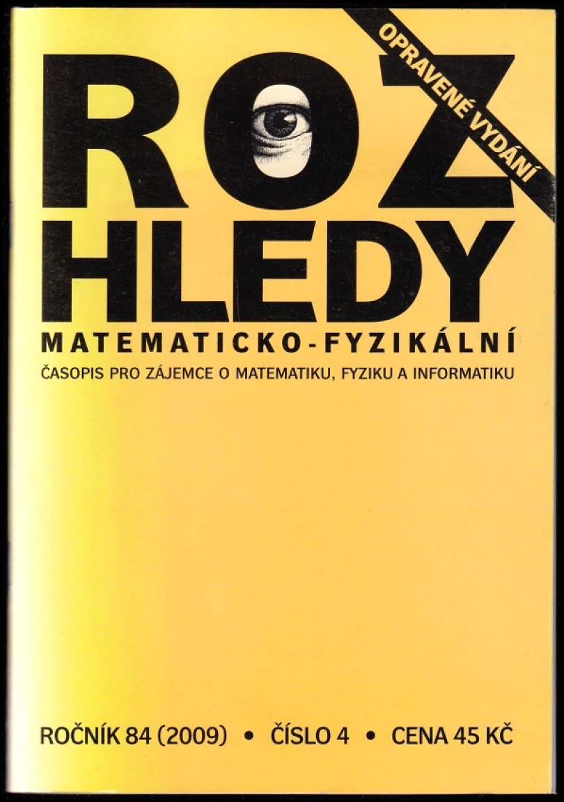 Levně Rozhledy matematicko-fyzikální (kolektiv, 2009)