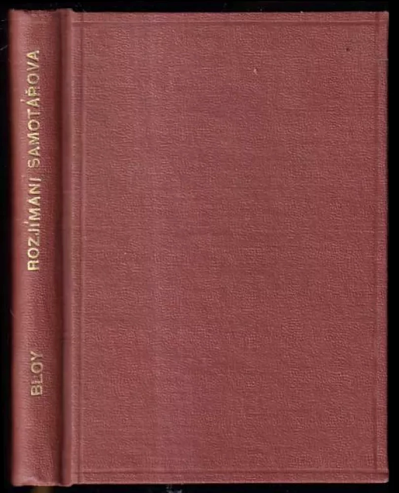 Rozjímání samotářova r. 1916 (Léon Bloy, 1919)