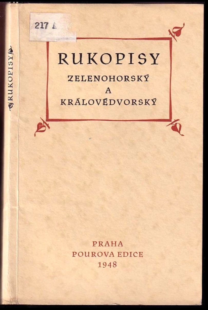 Rukopisy Zelenohorský a Královédvorský (, 1948)