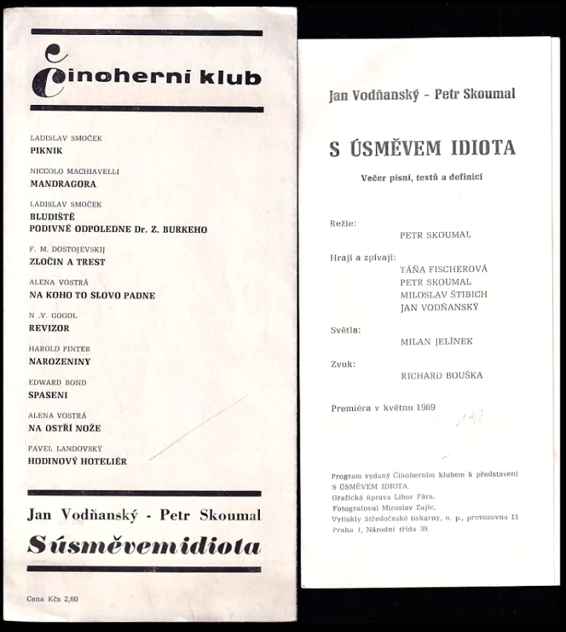 S úsměvem idiota (Jan Vodňanský, 1969)
