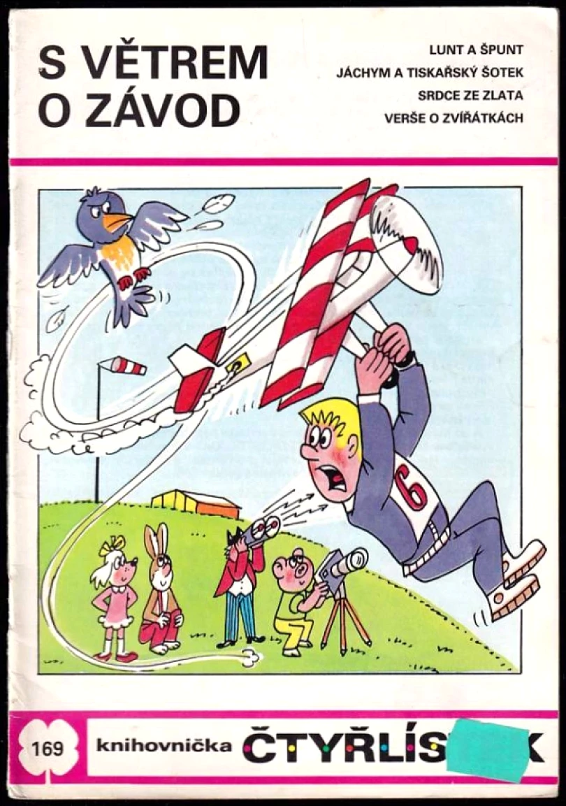 S větrem o závod - Čtyřlístek 169 (Ljuba Štíplová, 1989)