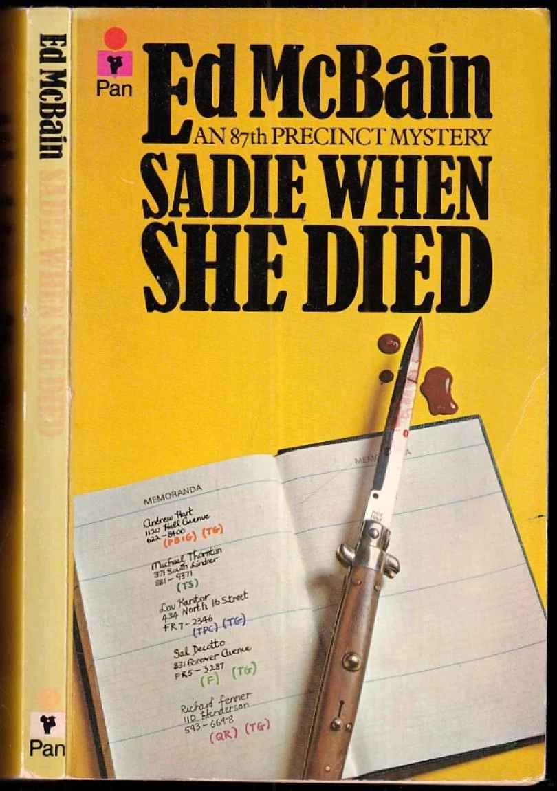 Levně Sadie when she died (Ed McBain, 1972)
