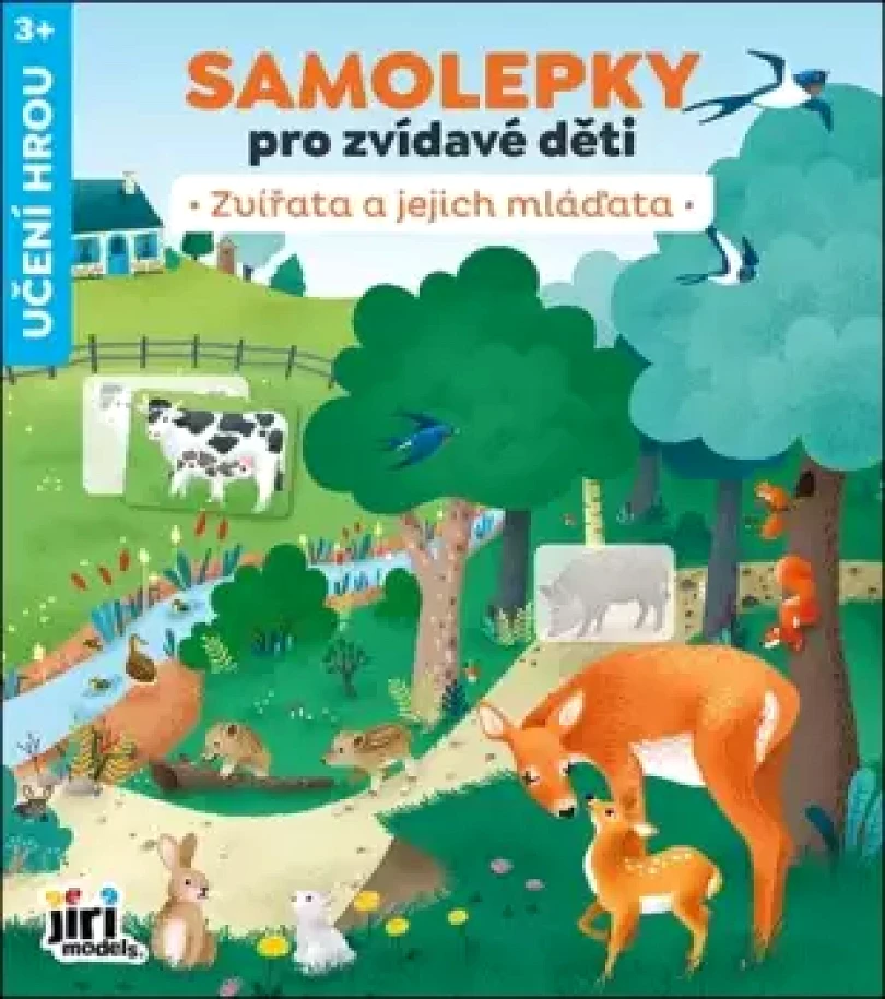 Levně Samolepky pro zvídavé děti Zvířata a jejich mláďata (, 2025)
