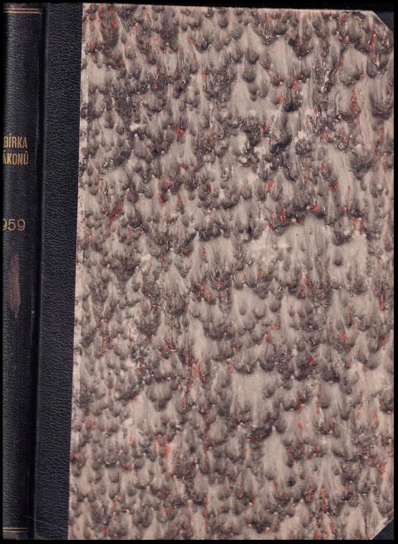 Levně Sbírka zákonů - Československá socialistická republika ROČNÍK 1959 (kolektiv, 1959)