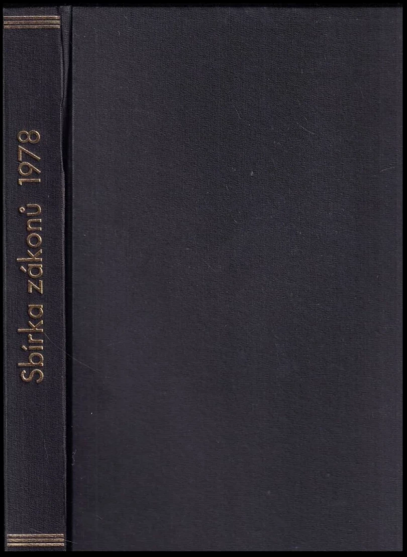 Levně Sbírka zákonů - Československá socialistická republika ROČNÍK 1978 (kolektiv, 1978)