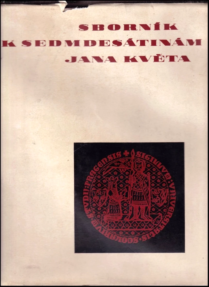 Sborník k sedmdesátinám Jana Květa (Jan Květ, 1965)