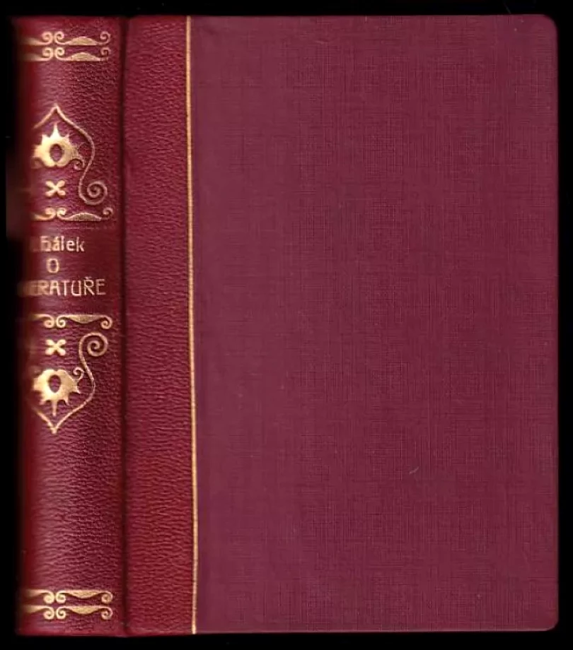 O literatuře I. Časové projevy a boje literární - Příležitostné články o české literatuře (Vítězslav Hálek, 1920)
