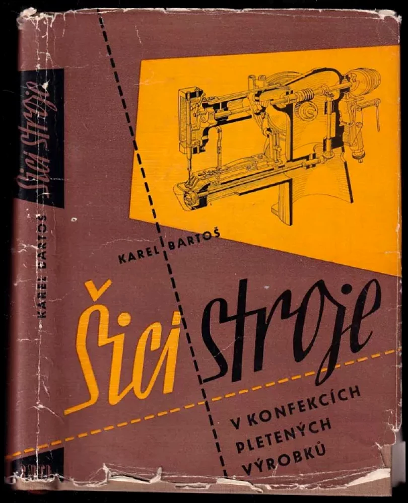 Šicí stroje v konfekcích pletených výrobků (Karel Bartoš, 1958)