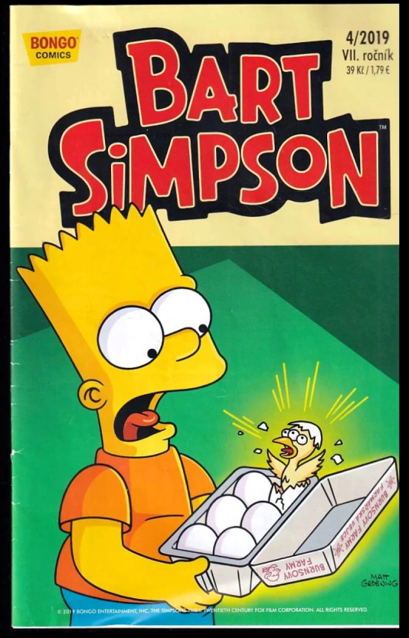 Levně Simpsonovi - Bart Simpson (Matt Groening, 2019)