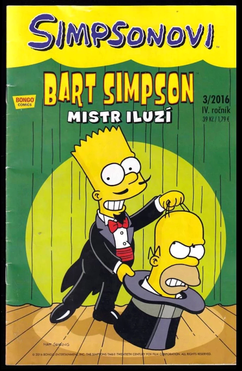 Levně Simpsonovi - Bart Simpson (Matt Groening, 2016)