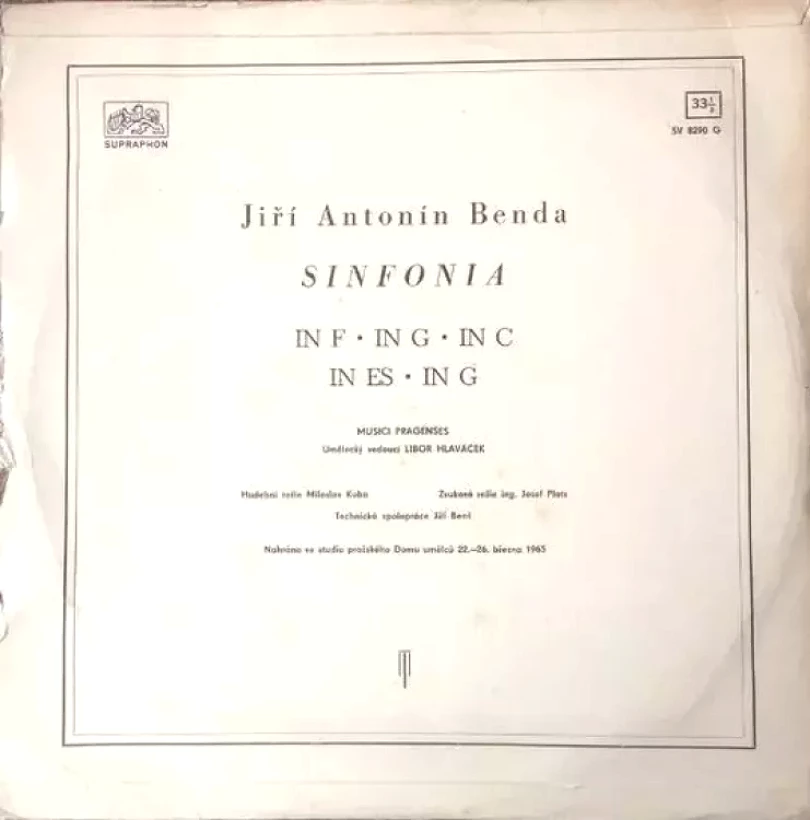 Levně Sinfonia (76 1) (Libor Hlaváček, 1970)