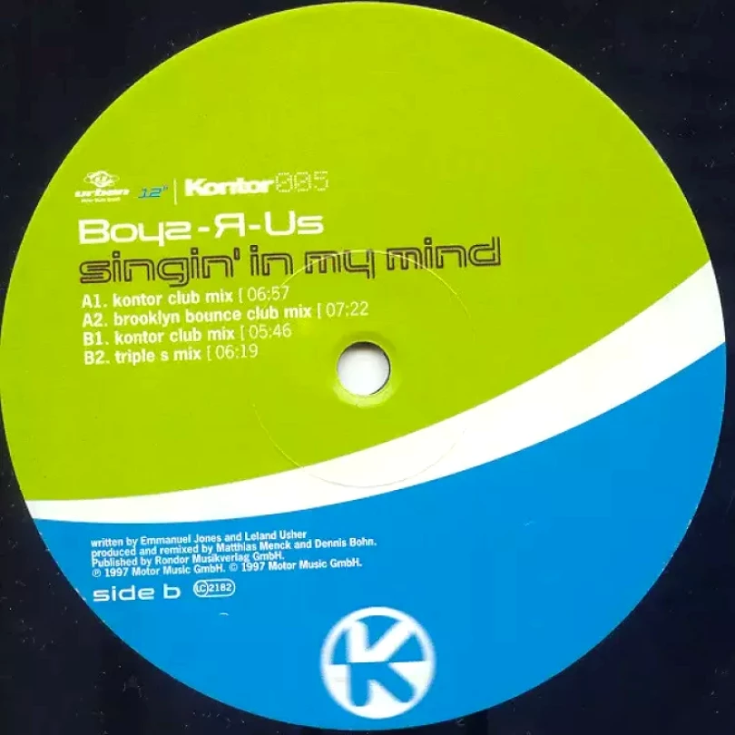 Levně Singin' In My Mind (MAXISINGL) (Boys-R-Us, 1997)