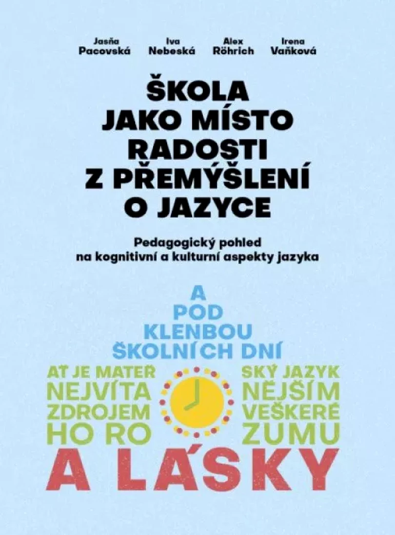Škola jako místo radosti z přemýšlení o jazyce (Jasňa Pacovská, 2021)