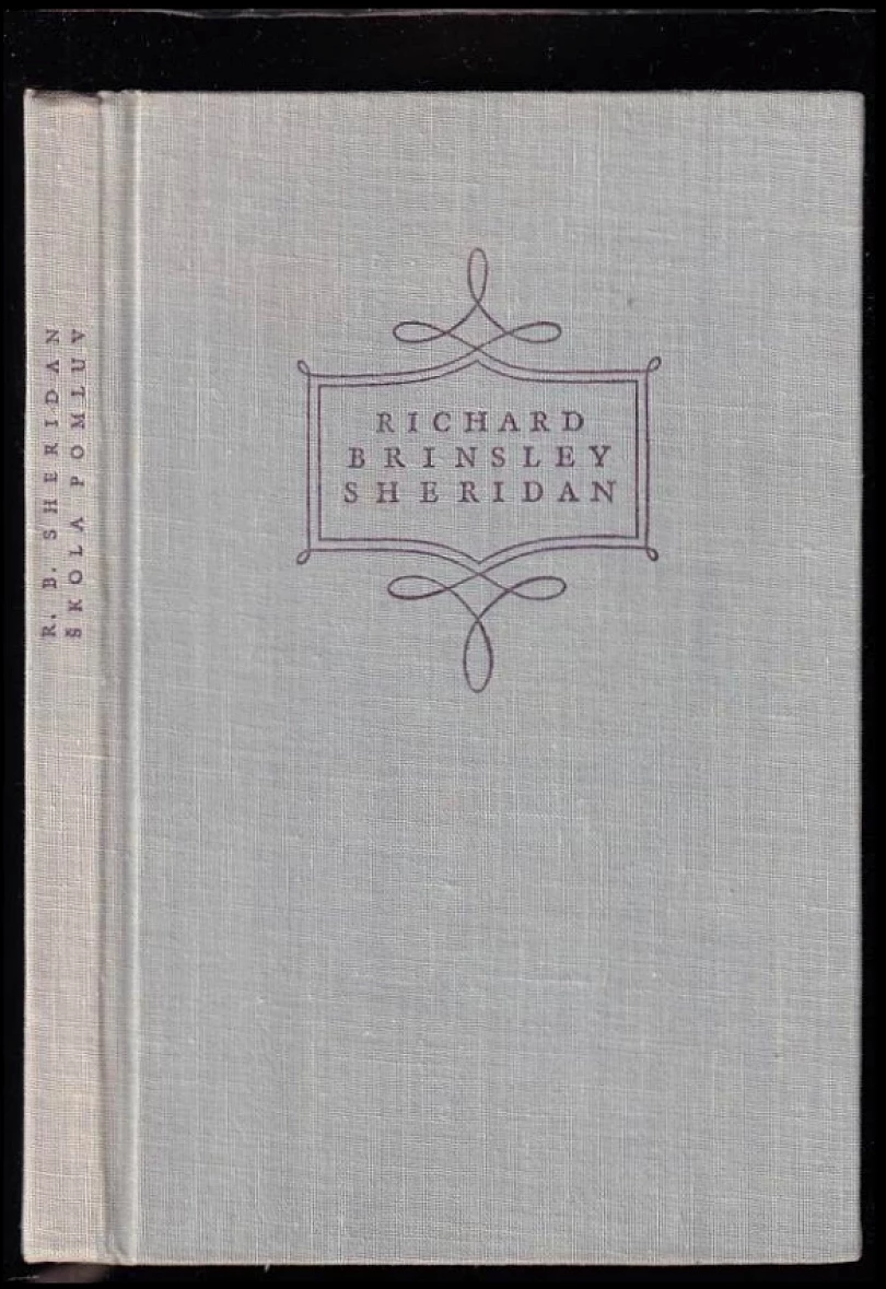 Levně Škola pomluv (Richard Brinsley Sheridan, 1955)