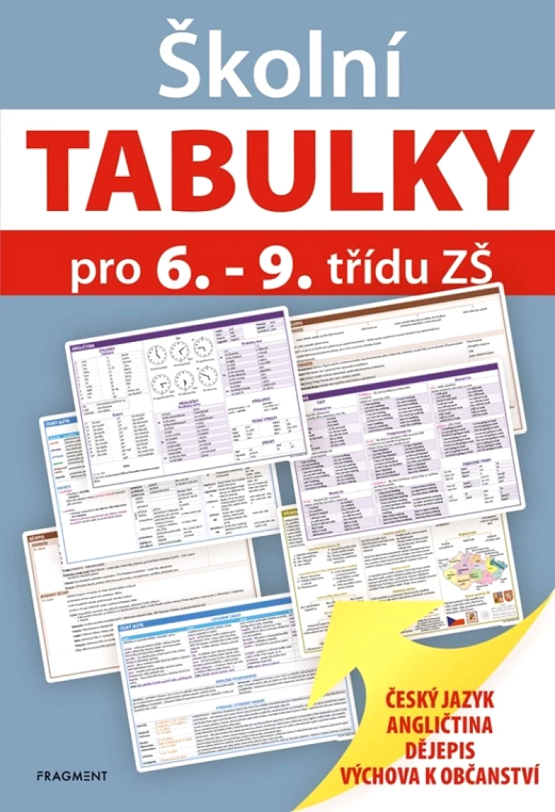 Školní TABULKY pro 6.-9. třídu ZŠ (humanitní předměty) (ŽKV, 2019)
