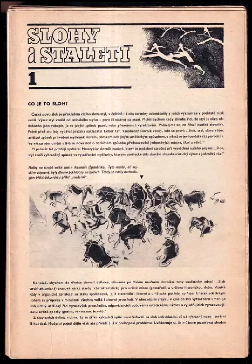 Levně Slohy a staletí - 1., 2., 4., 5., 6., 7., 8., 9., 10., 11., 12., 14. - 17., 18. - 21. (Věra Laudová, 1975)