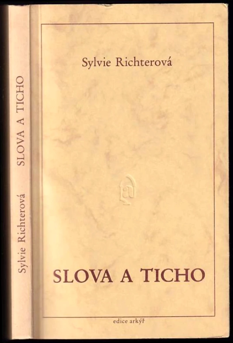 Levně Slova a ticho (Sylvie Richterová, 1986)