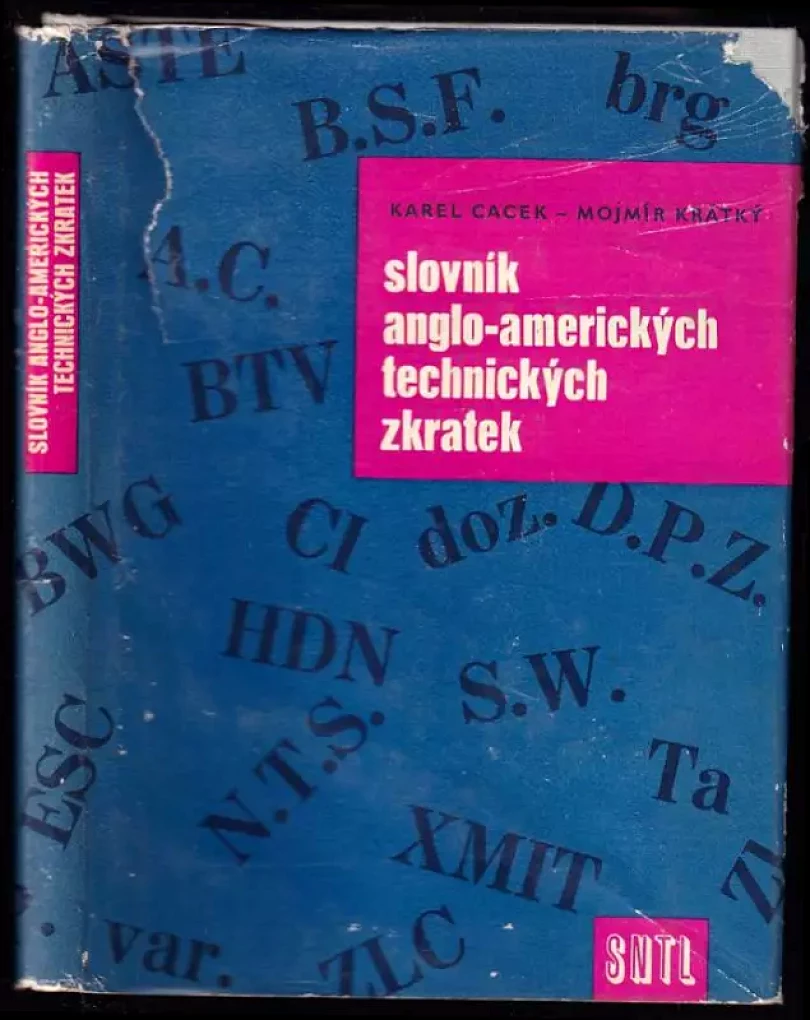 Slovník anglo-amerických technických zkratek (Karel Cacek, 1961)