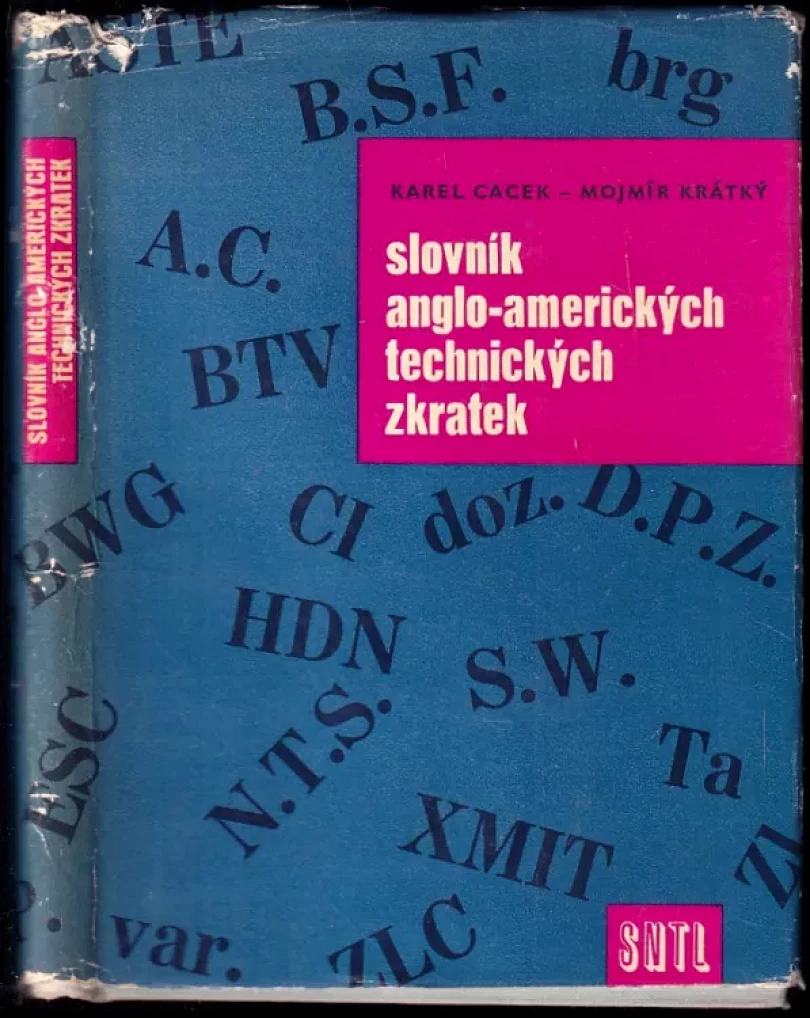 Slovník anglo-amerických technických zkratek (Karel Cacek, 1961)