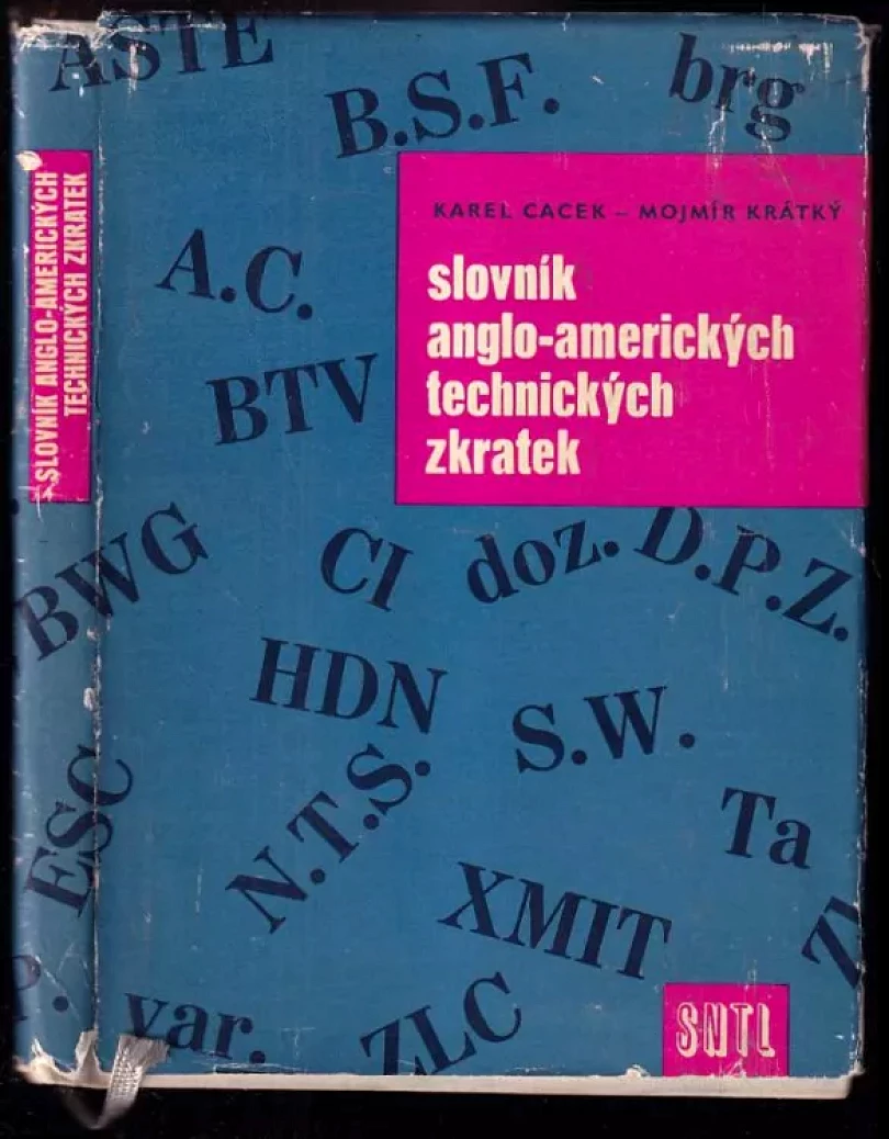 Slovník anglo-amerických technických zkratek (Karel Cacek, 1961)