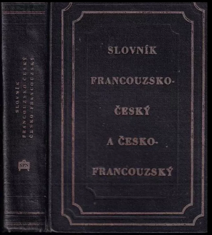 Slovník francouzsko-český Slovník česko-francouzský (Vladimír Buben, 1953)