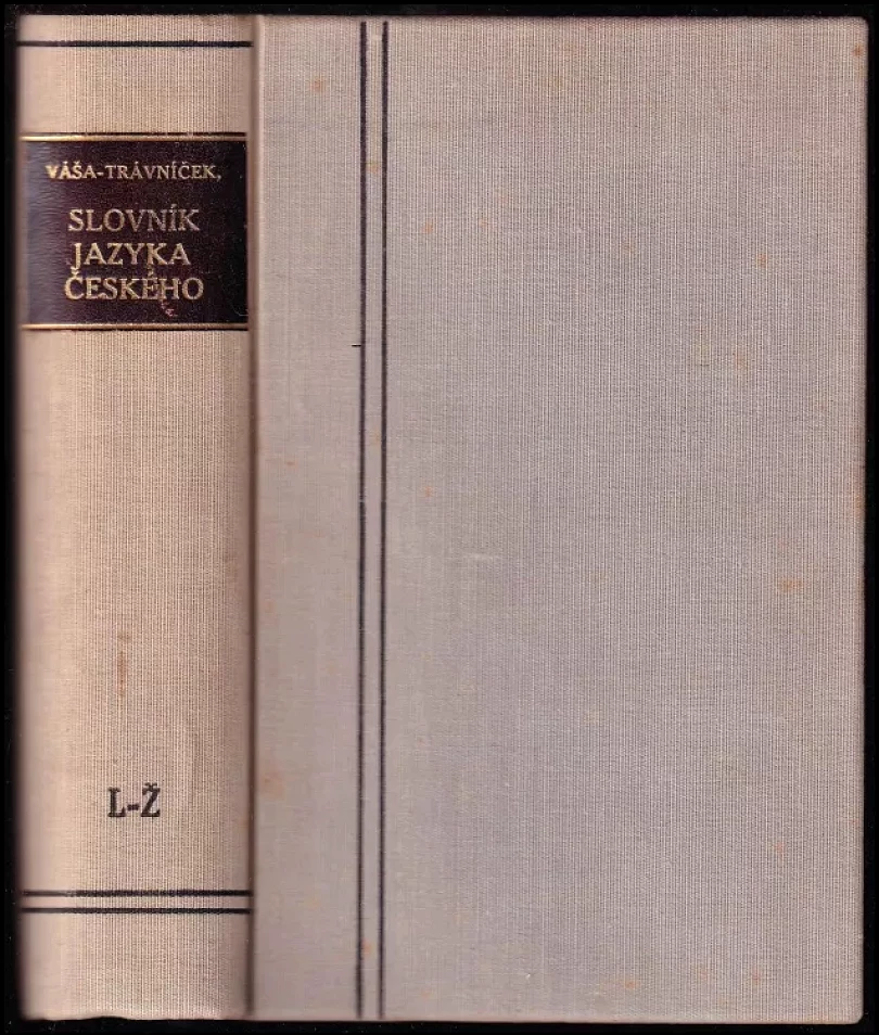 Levně Slovník jazyka českého (Pavel Váša, 1937)