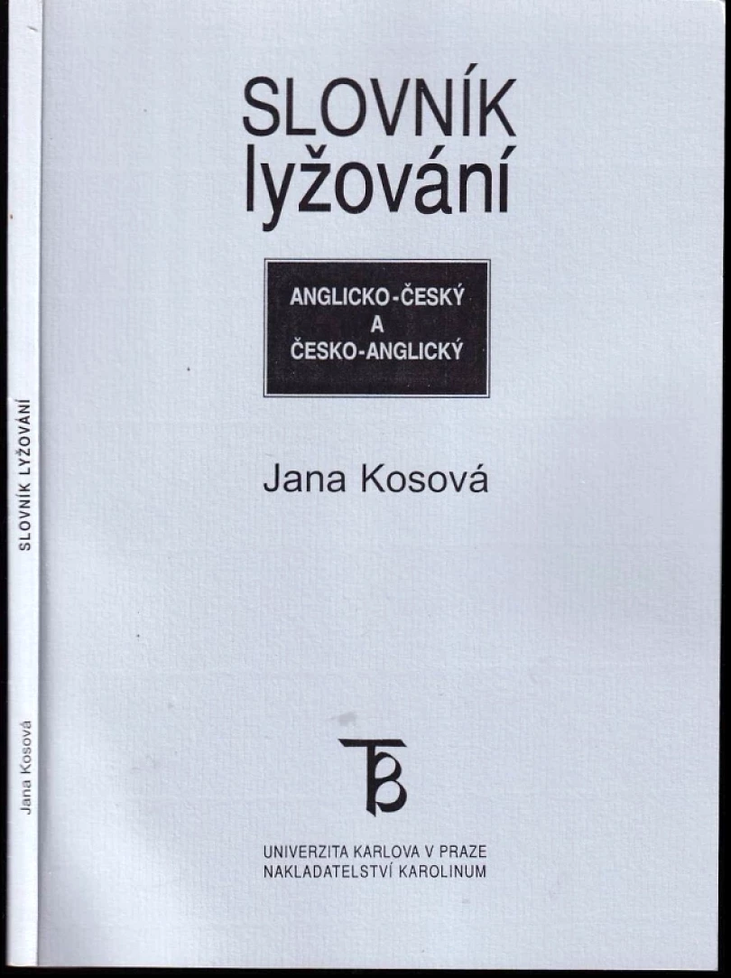 Slovník lyžování (Jana Kosová, 2000)