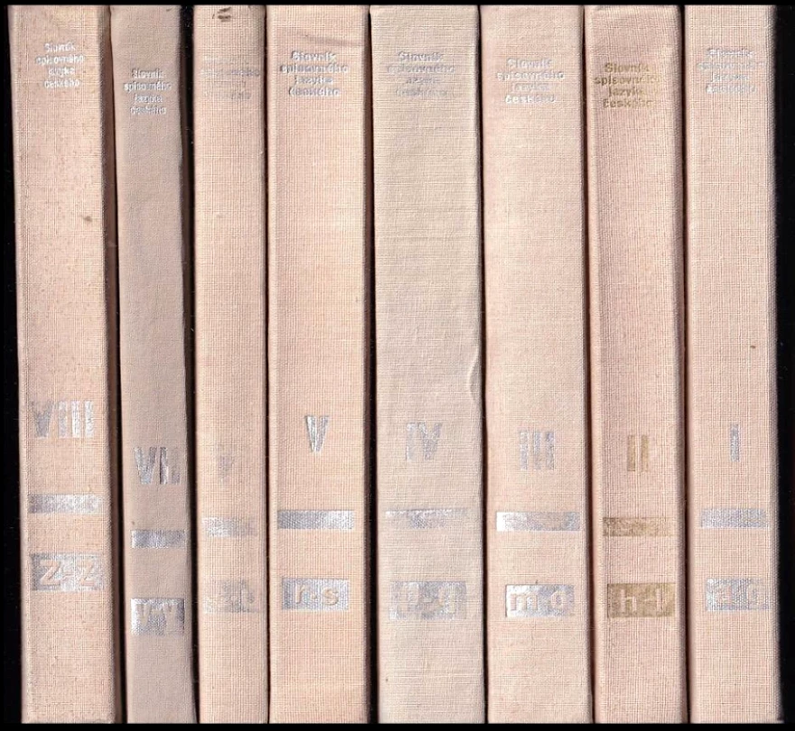 Levně Slovník spisovného jazyka českého : Díl 1-8 (, 1989)
