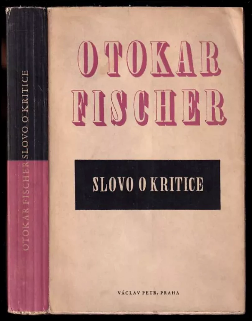 Slovo o kritice (Otokar Fischer, 1947)