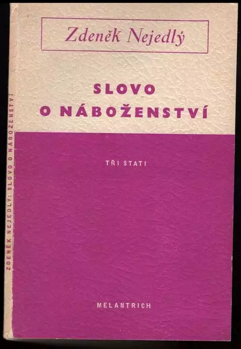 Slovo o náboženství (Zdeněk Nejedlý, 1949)
