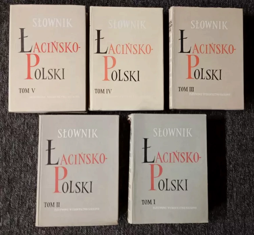Slownik Lacinsko-polski, Tom 1 - 5 (, 1959)