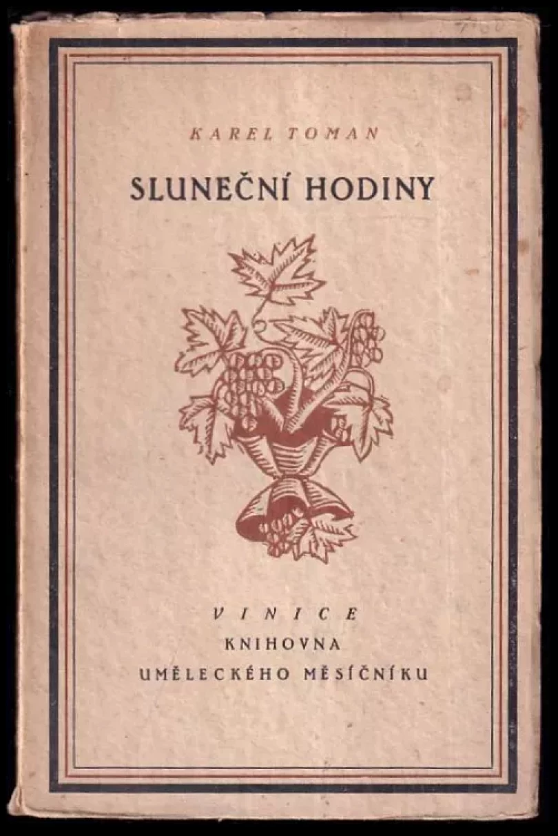 Levně Sluneční hodiny (Karel Toman, 1913)