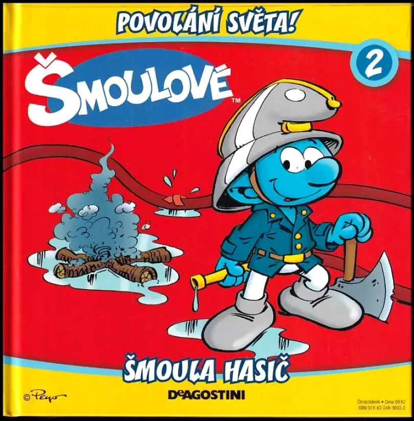 Levně Šmoulové. Šmoula hasič (, 2013)