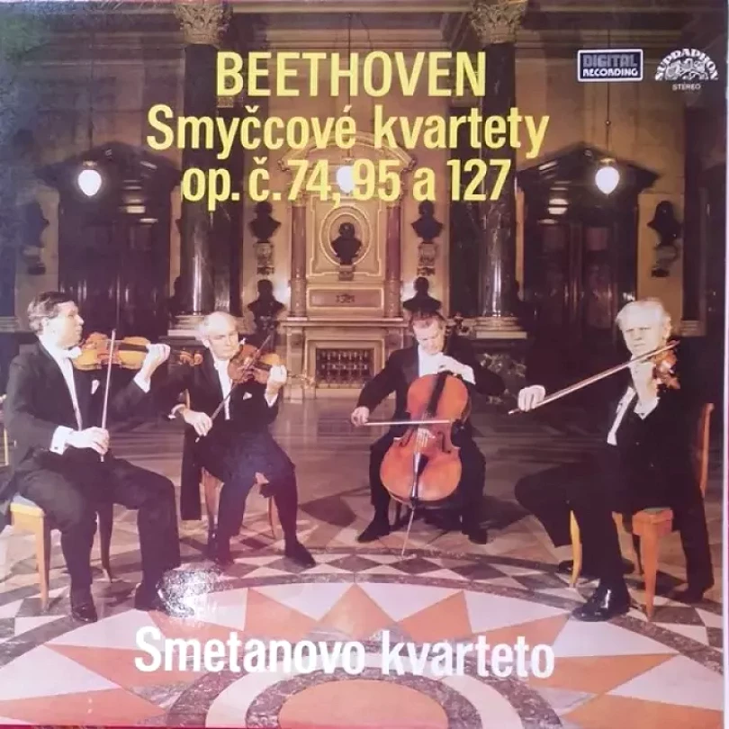 Levně Smyčcové Kvartety Op. Č. 74, 95 A 127 (2xLP) (Ludwig van Beethoven, 1983)