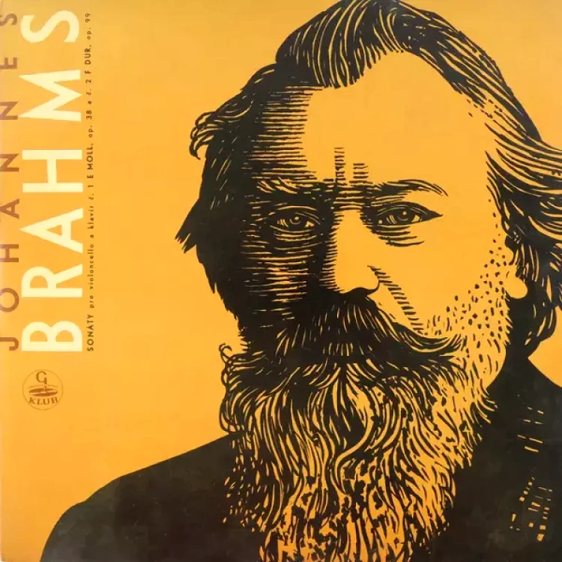 Levně Sonáty Pro Violoncello A Klavír Č. 1 E Moll, Op. 38 A Č. 2 F Dur, Op. 99 (BÍLÝ ŠTÍTEK) (Johannes Brahms, 1961)