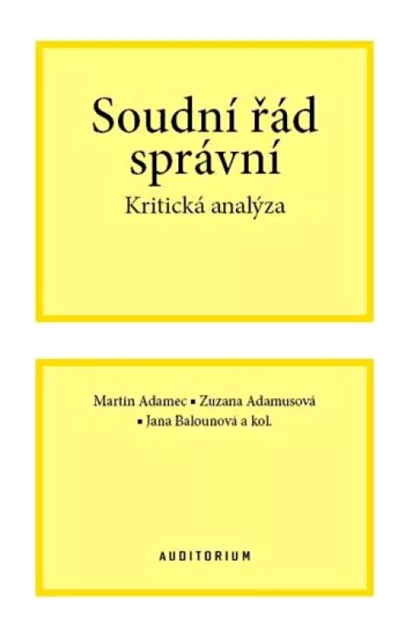 Levně Soudní řád správní (Martin Adamec, 2019)