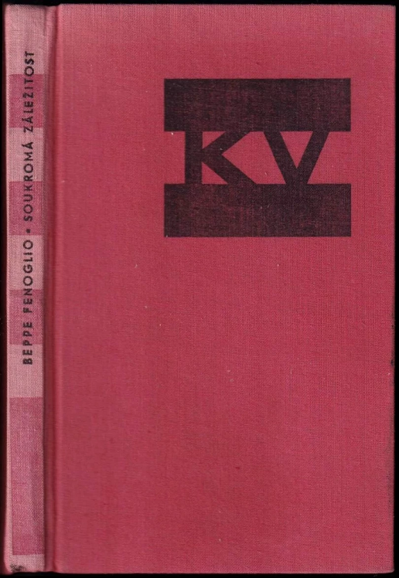 Levně Soukromá záležitost (Beppe Fenoglio, 1967)