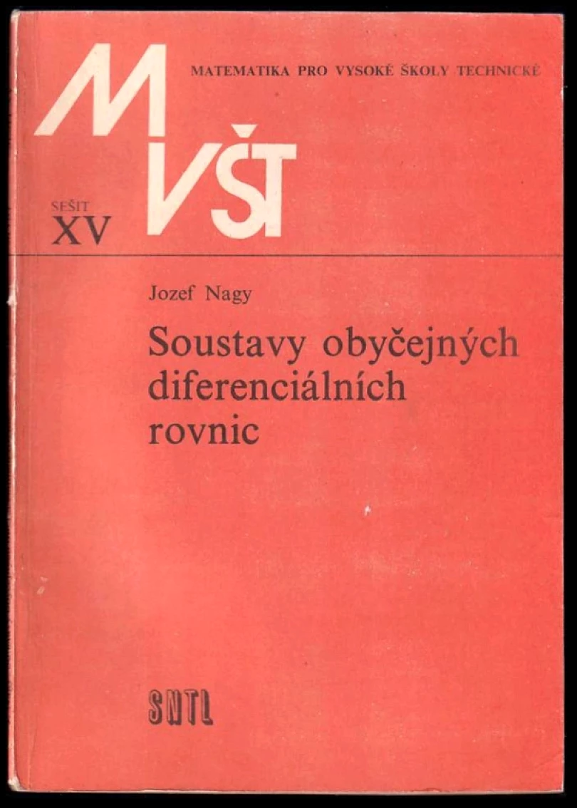 Soustavy obyčejných diferenciýálních rovnic (Jozef Nagy, 1983)