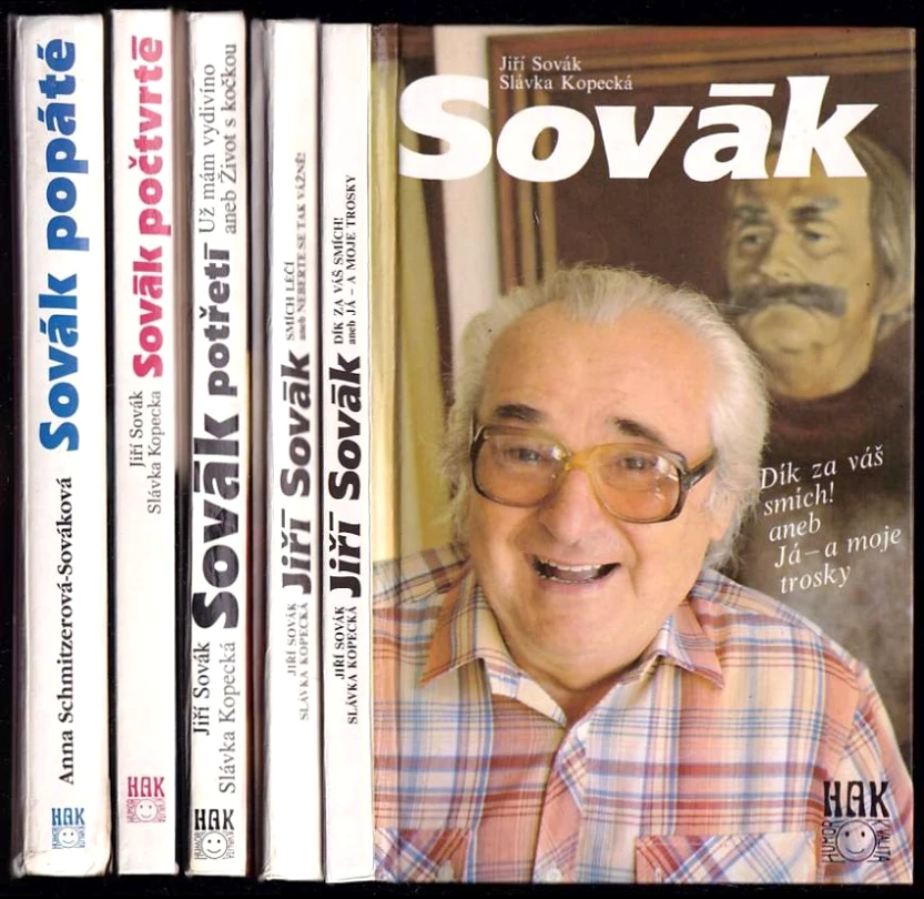 Levně Sovák + Sovák podruhé + Sovák potřetí + Sovák počtvrté + Sovák popáté, KOMPLET (Slávka Kopecká, 1993)