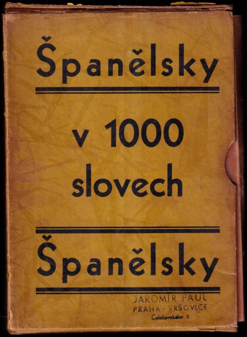 Španělsky v 1000 slovech (Jaroslav Lenz, )