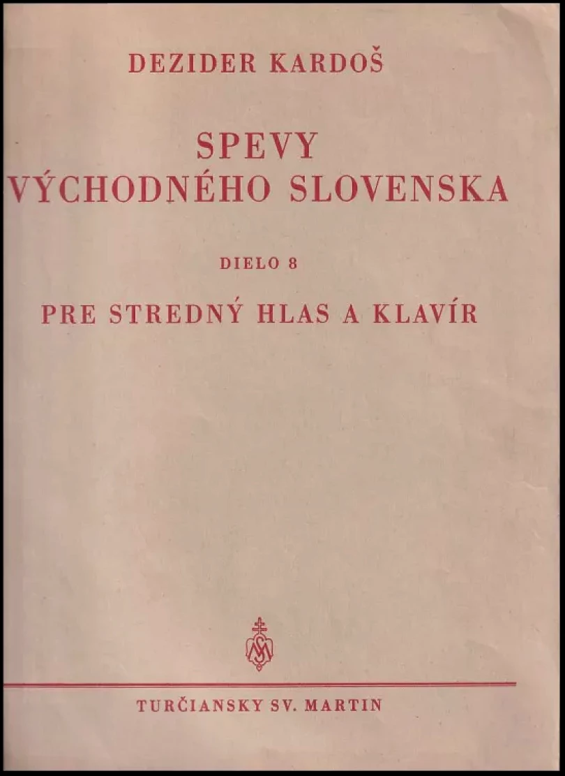 Levně Spevy východného Slovenska (, 1946)
