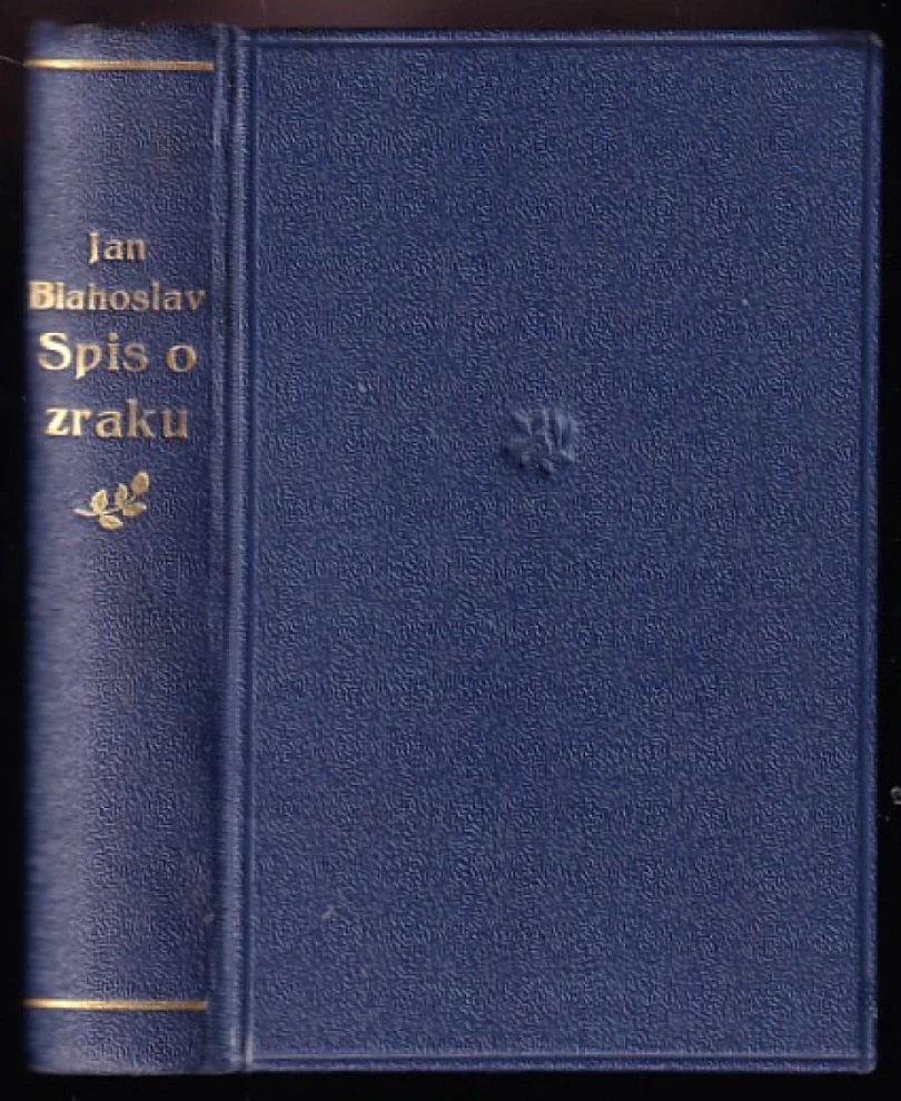 Levně Spis o zraku (Jan Blahoslav, 1928)