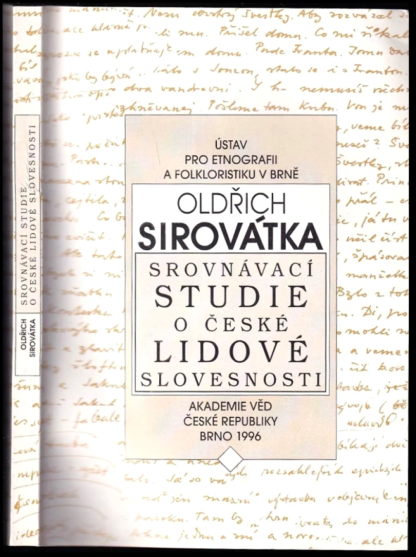 Levně Srovnávací studie o české lidové slovesnosti (Oldřich Sirovátka, 1996)