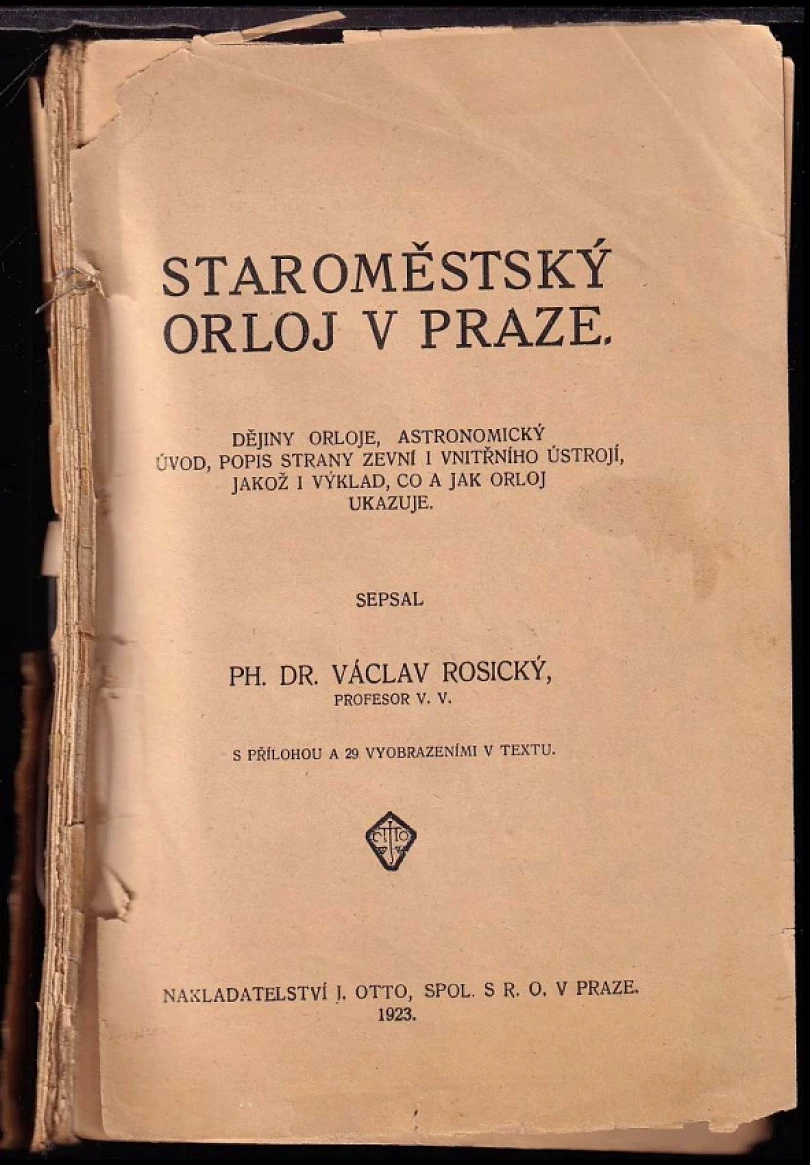 Staroměstský orloj v Praze (Václav Rosický, 1923)