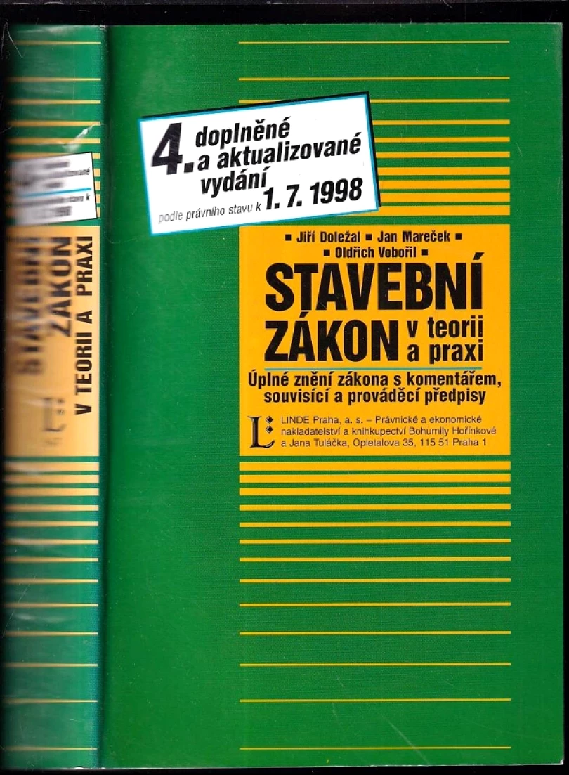 Levně Stavební zákon v teorii a praxi (, 1998)