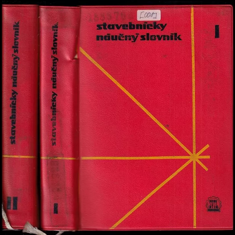 Stavebnícky náučný slovník I + II (Samo Šaling, 1961)